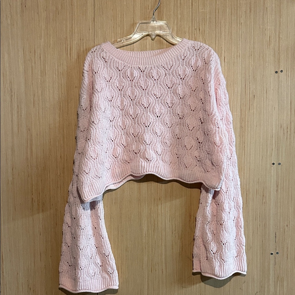 Francesca's Collections Blush Knit Sweater